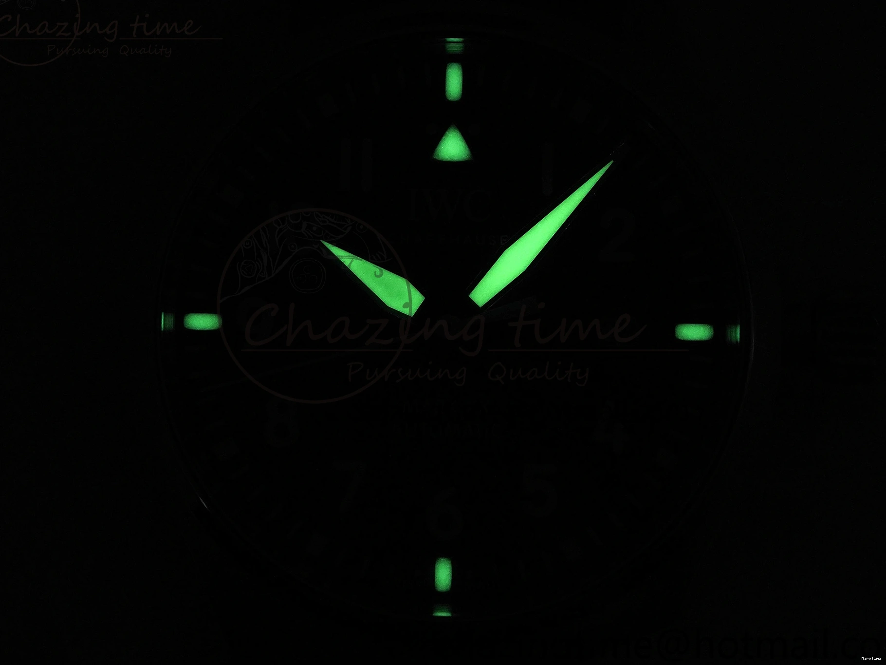 MIROTIME 0331 Pilot Mark XX IW328201 ZF 1:1 Best Edition Black Dial on Black Leather Strap A Affordable 7028